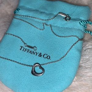 Authentic Tiffany & Co. small floating heart